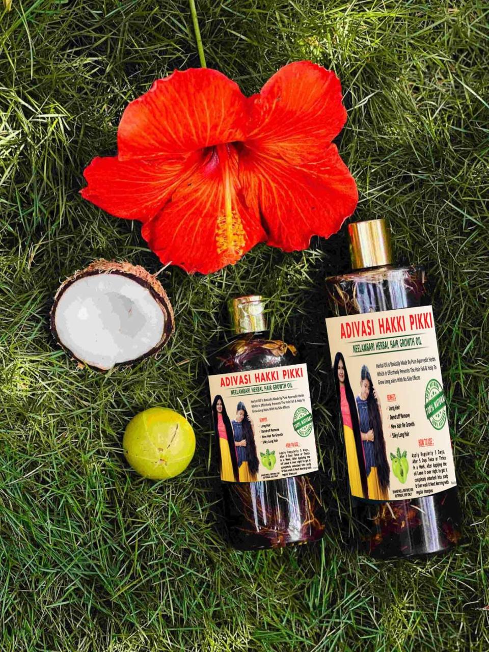 Original Mysore Karnataka ADIVASI HAKKI PIKKI HAIR Oil